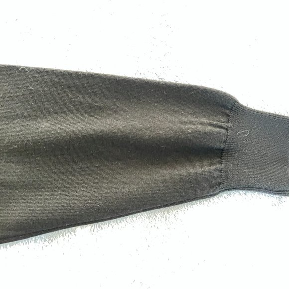 $1195 Authentic VALENTINO Jeans Made in ITALY Men's Black V-Neck Sweaters Sz.XL - Picture 9 of 14